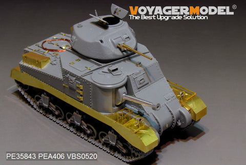Voyager Model PE35843 1/35 WWII British M3 Grant Medium Tank Basic Photo-Etched Set (for Takom 2086)
