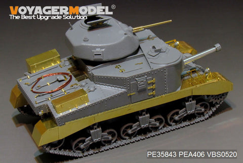 Voyager Model PE35843 1/35 WWII British M3 Grant Medium Tank Basic Photo-Etched Set (for Takom 2086)