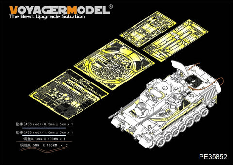 Voyager Model PE35852 1/35 Modern German Gepard A1 Self-Propelled Anti-Aircraft Gun Basic Photo-Etched Set (for Meng Model TS-030)