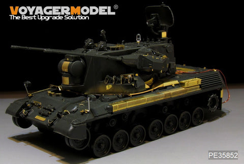 Voyager Model PE35852 1/35 Modern German Gepard A1 Self-Propelled Anti-Aircraft Gun Basic Photo-Etched Set (for Meng Model TS-030)