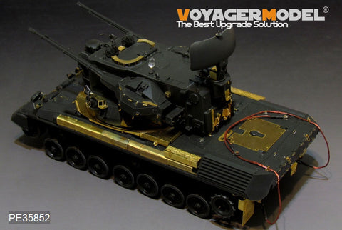 Voyager Model PE35852 1/35 Modern German Gepard A1 Self-Propelled Anti-Aircraft Gun Basic Photo-Etched Set (for Meng Model TS-030)