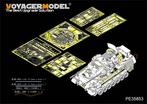 Voyager Model PE35853 1/35 Modern German Gepard A2 Self-Propelled Anti-Aircraft Gun Basic Photo-Etched Set (for Meng Model TS-030)