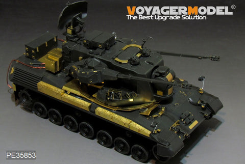 Voyager Model PE35853 1/35 Modern German Gepard A2 Self-Propelled Anti-Aircraft Gun Basic Photo-Etched Set (for Meng Model TS-030)