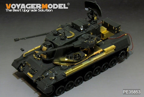 Voyager Model PE35853 1/35 Modern German Gepard A2 Self-Propelled Anti-Aircraft Gun Basic Photo-Etched Set (for Meng Model TS-030)