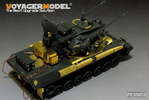 Voyager Model PE35853 1/35 Modern German Gepard A2 Self-Propelled Anti-Aircraft Gun Basic Photo-Etched Set (for Meng Model TS-030)