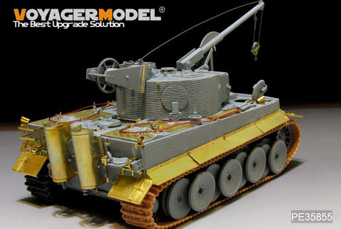 Voyager Model PE35855 1/35 WWII German Berge-Tiger I Basic Photo-Etched Set (for Dragon 6850)