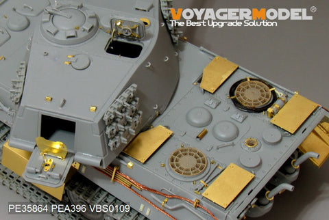 Voyager Model PE35864 1/35 WWII German King Tiger (Latest Production) Photo-Etched Set (for Mig 8500)
