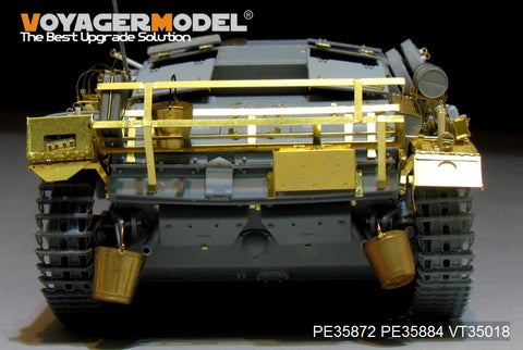 Voyager Model PE35872 1/35 WWII German StuG III Ausf. C/D North Africa Version Basic Photo-Etched Set (for Dragon 6851)