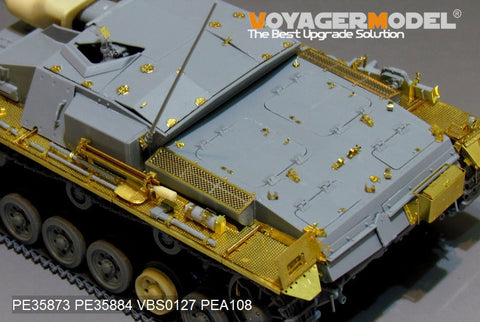 Voyager Model PE35873 1/35 WWII German StuG III Ausf. C/D Long-Gun Modification Photo-Etched Basic Set (for Dragon 6851)