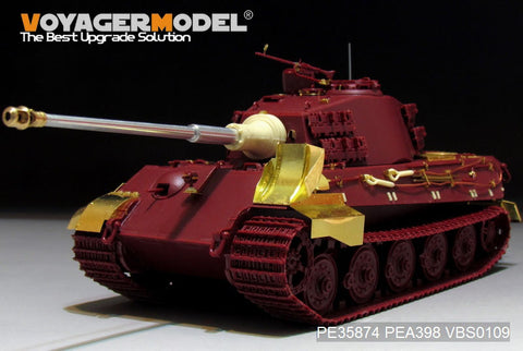 Voyager Model PE35874 1/35 WWII German King Tiger (Henschel Turret) Photo-Etched Set (for Meng TS-031)