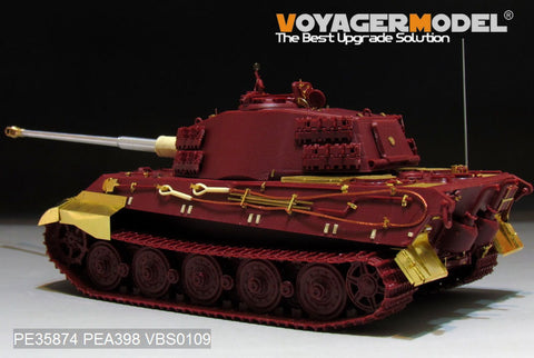 Voyager Model PE35874 1/35 WWII German King Tiger (Henschel Turret) Photo-Etched Set (for Meng TS-031)