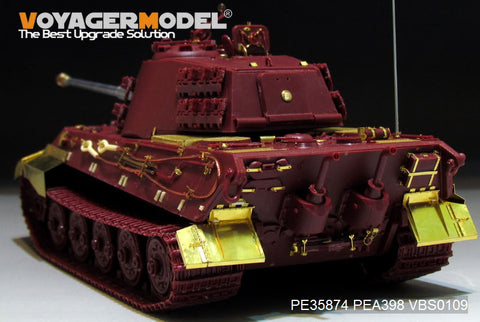 Voyager Model PE35874 1/35 WWII German King Tiger (Henschel Turret) Photo-Etched Set (for Meng TS-031)