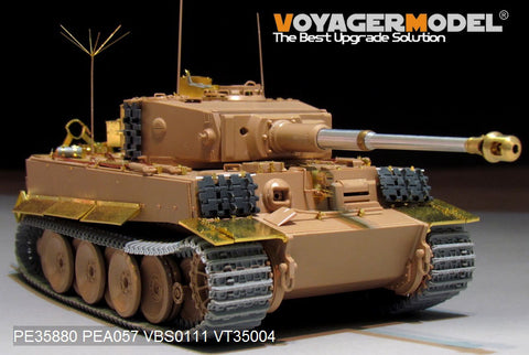 Voyager Model PE35880 1/35 WWII German Tiger I Mid-Production Photo-Etched Set (for Rye Field RM-5010)