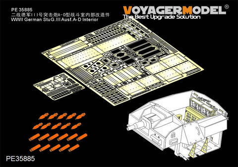 Voyager Model PE35885 1/35 WWII German StuG.III Ausf.A-D Interior(For dragon)