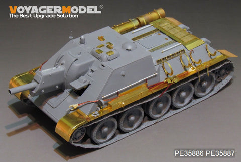 Voyager Model PE35886 1/35 WWII Russian SU-122 Basic Photo-Etched Set (for MiniArt)