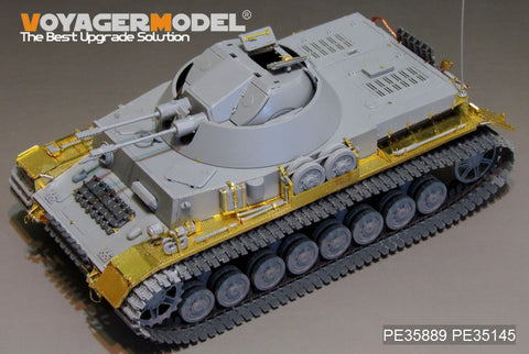 Voyager Model PE35889 1/35 WWII German Flakpanzer IV Kugelblitz Photo-Etched Set (Dragon 6889)