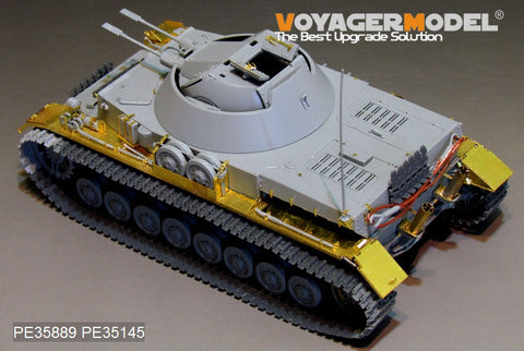 Voyager Model PE35889 1/35 WWII German Flakpanzer IV Kugelblitz Photo-Etched Set (Dragon 6889)