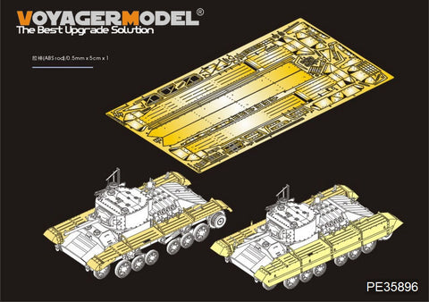 Voyager Model PE35896 1/35 WWII British Valentine Mk.II/IV Fender Set (for Tamiya 35352)
