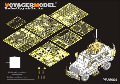 Voyager Model PE35904 1/35 Modern US M1235A1 MaxxPro Dash DXM Photo-Etched Set (for Panda 35032)