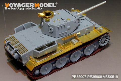 Voyager Model PE35908 1/35 WWII German Panzer VI Ausf. C/B (for VK.36.01) Basic Photo-Etched Set (for Revosys RS-3001)