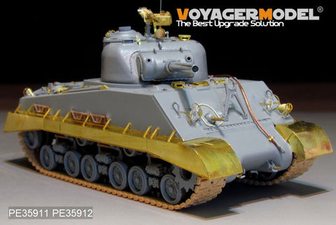 Voyager Model PE35911 1/35 WWII US M4A3 Sherman (105mm) HVSS Basic Photo-Etched Set (for Dragon 6454)