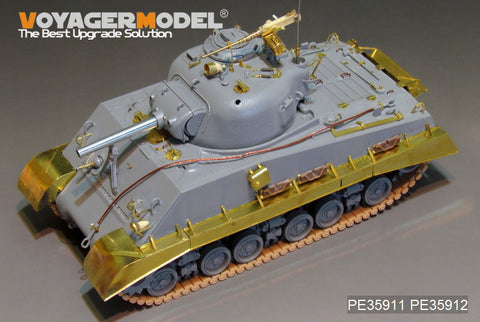 Voyager Model PE35911 1/35 WWII US M4A3 Sherman (105mm) HVSS Basic Photo-Etched Set (for Dragon 6454)