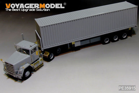 Voyager Model PE35915 1/35 Modern US M915 Tractor/M872 Trailer Basic Photo-Etched Set (Trumpeter 01015)