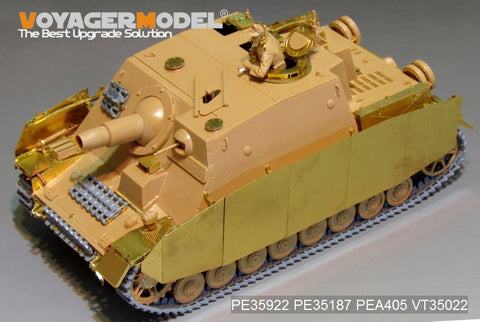 Voyager Model PE35922 1/35 WWII German Sturmpanzer IV Brummbär Late Production Basic Photo-Etched Set (for Tamiya 35353)