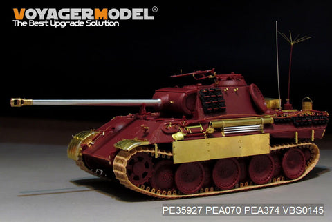 Voyager Model PE35927 1/35 WWII German Panther Ausf. A (Late Production) Photo-Etched Set (for Meng Model TS-035)