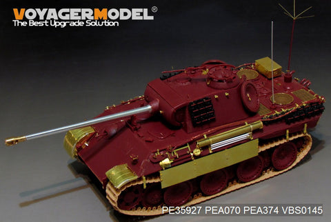 Voyager Model PE35927 1/35 WWII German Panther Ausf. A (Late Production) Photo-Etched Set (for Meng Model TS-035)