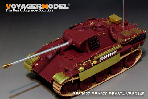 Voyager Model PE35927 1/35 WWII German Panther Ausf. A (Late Production) Photo-Etched Set (for Meng Model TS-035)