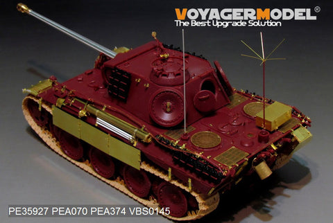 Voyager Model PE35927 1/35 WWII German Panther Ausf. A (Late Production) Photo-Etched Set (for Meng Model TS-035)