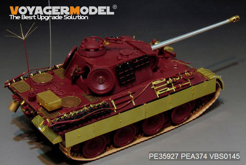 Voyager Model PE35927 1/35 WWII German Panther Ausf. A (Late Production) Photo-Etched Set (for Meng Model TS-035)