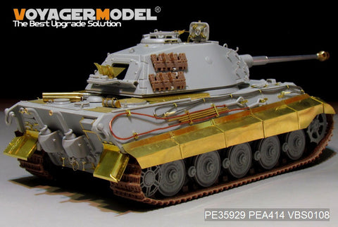 Voyager Model PE35929 1/35 WWII German King Tiger (Porsche Turret) Photo-Etched Set (for HobbyBoss 84530)
