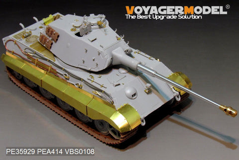 Voyager Model PE35929 1/35 WWII German King Tiger (Porsche Turret) Photo-Etched Set (for HobbyBoss 84530)