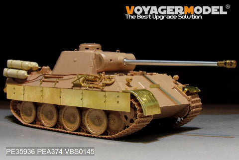 Voyager Model PE35936 1/35 WWII German Panther Ausf. D with Charcoal Gas Fuel Tank - Basic (for MENG TS-038)