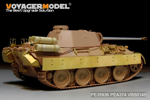 Voyager Model PE35936 1/35 WWII German Panther Ausf. D with Charcoal Gas Fuel Tank - Basic (for MENG TS-038)
