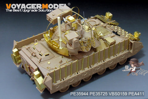 Voyager Model PE35944 1/35 Current US Army M3A3 Bradley CFV Basic Set (Smoke Discharger Included) (KINETIC K61014/ OROCHI IM001 IM002)