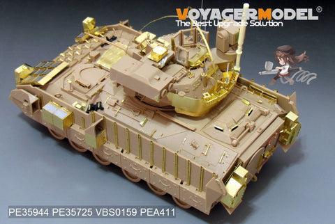 Voyager Model PE35944 1/35 Current US Army M3A3 Bradley CFV Basic Set (Smoke Discharger Included) (KINETIC K61014/ OROCHI IM001 IM002)