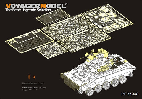 Voyager Model PE35948 1/35 Modern US M551 Sheridan Airborne Tank (Vietnam War Version) (for Tamiya 35365)