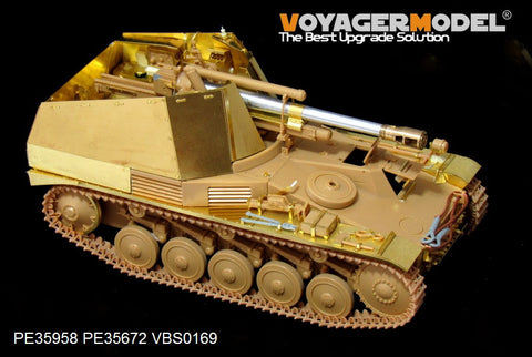 Voyager Model PE35958 1/35 WWII German Self-Propelled Howitzer "Wespe" Basic Set (Tamiya 35200, 35358)