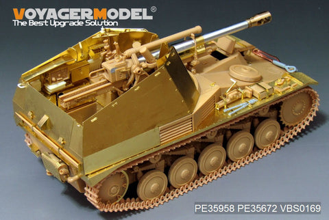 Voyager Model PE35958 1/35 WWII German Self-Propelled Howitzer "Wespe" Basic Set (Tamiya 35200, 35358)