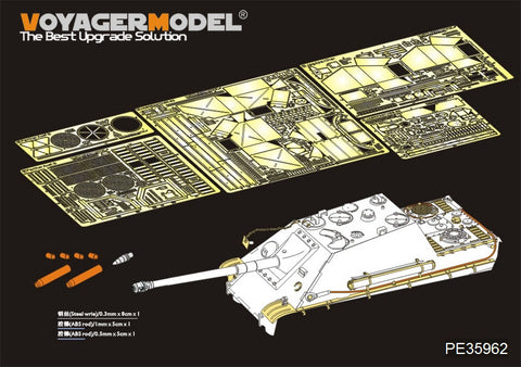 Voyager Model PE35962 1/35 WWII Jagdpanther G2 Version Basic Upgrade Set (for RMF 5012)