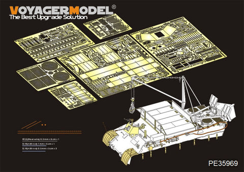 Voyager Model PE35969 1/35 WWII German Bergepanther Ausf. A (Early Version Panther A Tool Holders) Basic Set (for MENG SS-015)