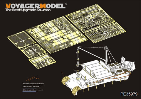 Voyager Model PE35979 1/35 WWII German Bergepanther Ausf. A (Early Version, Panther A Tool Holders) Basic Set (for Takom 2101)