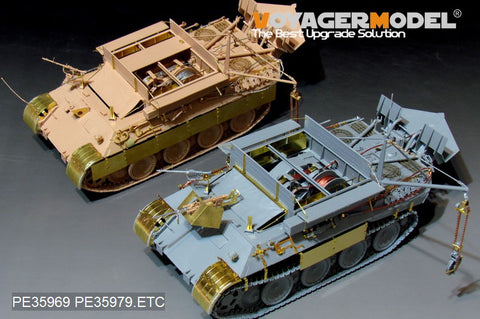 Voyager Model PE35979 1/35 WWII German Bergepanther Ausf. A (Early Version, Panther A Tool Holders) Basic Set (for Takom 2101)