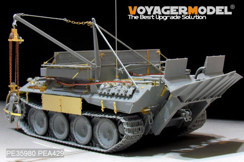 Voyager Model PE35980 1/35 WWII German Bergepanther Ausf. D (Late Version, Panther G Tool Holders) Basic Set (for Takom 2101)