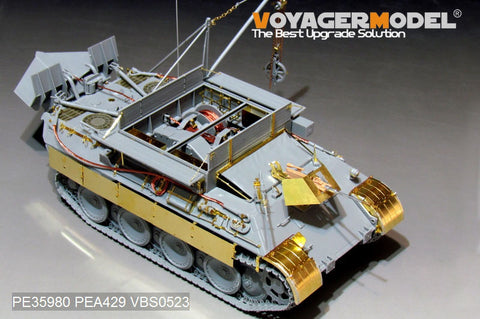 Voyager Model PE35980 1/35 WWII German Bergepanther Ausf. D (Late Version, Panther G Tool Holders) Basic Set (for Takom 2101)