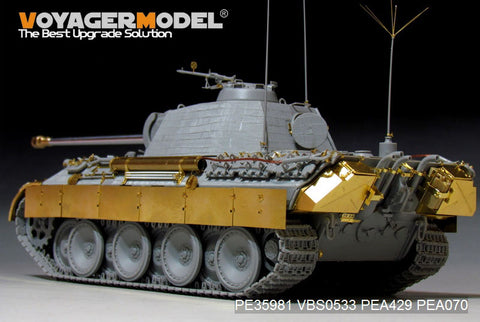 Voyager Model PE35981 1/35 WWII German Panther Ausf. A Tank - Basic (Takom 2098, 2099, 2100, 2108)