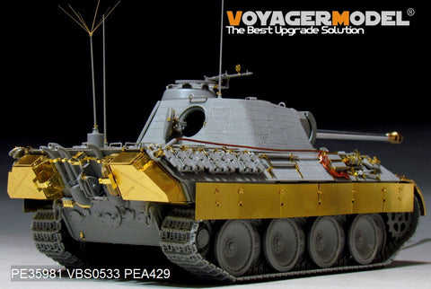 Voyager Model PE35981 1/35 WWII German Panther Ausf. A Tank - Basic (Takom 2098, 2099, 2100, 2108)
